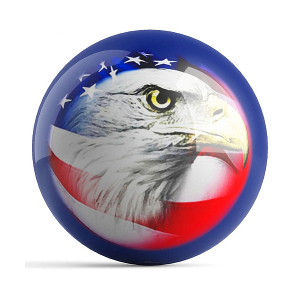 Let Freedom Ring - Bald Eagle bowling ball